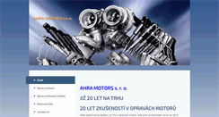 Desktop Screenshot of ahra.cz