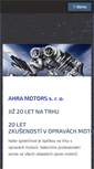 Mobile Screenshot of ahra.cz